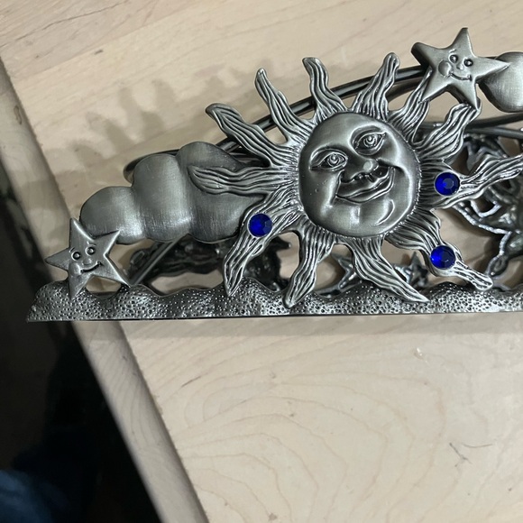 NWOT Spoontique Pewter Metal Arch Celestial Candle Holder - Picture 13 of 14